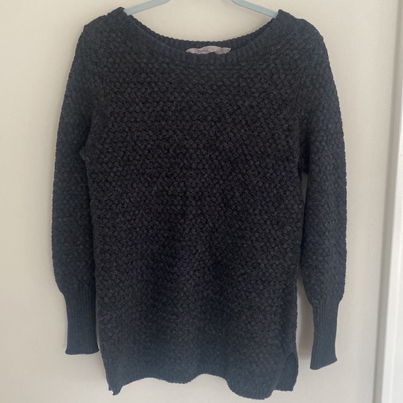 Athleta Dark Grey Long Sweater - Picture 3 of 10
